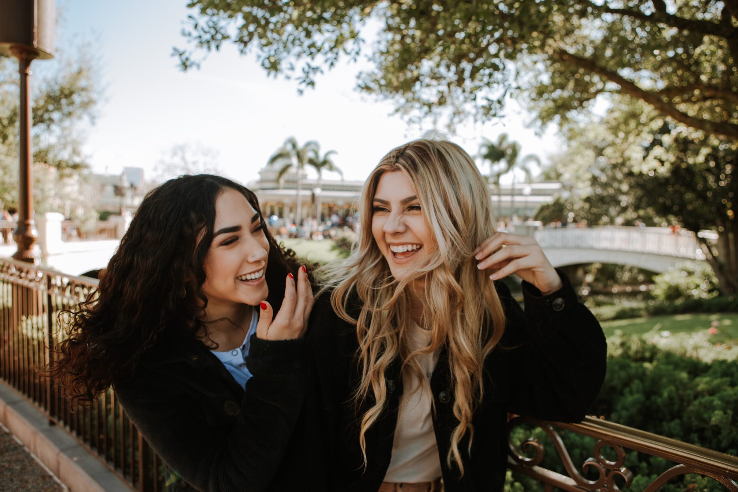Two Women Smiling