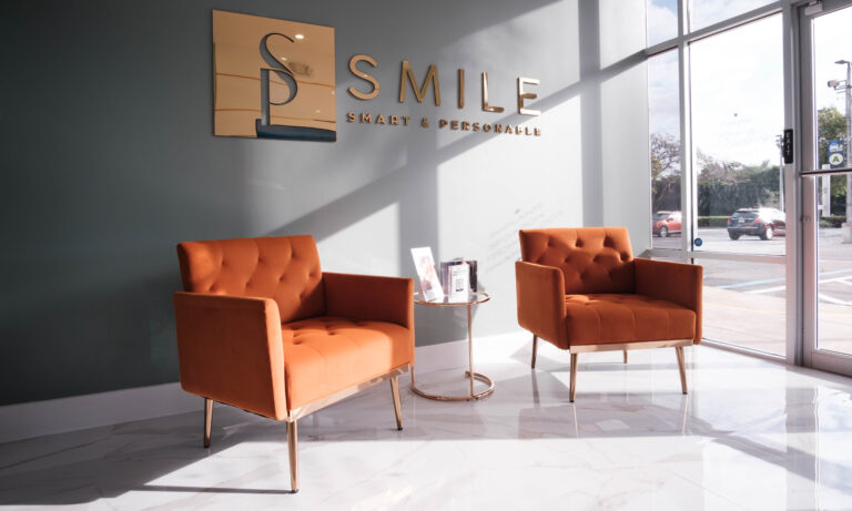 miami, florida dental office with modern sleek look